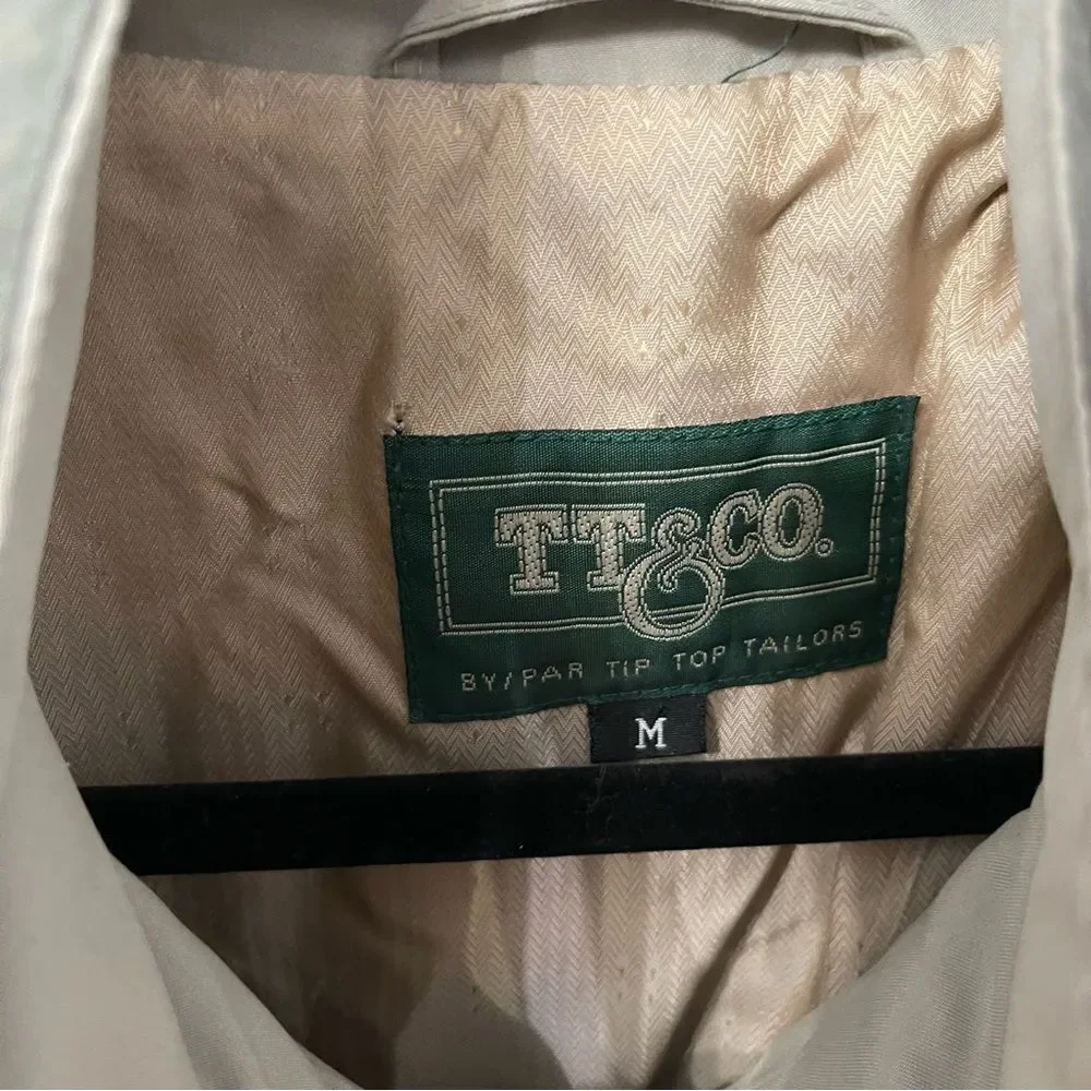 Vintage TT & CO. Men's Green Jacket